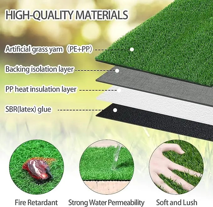 Spring 3 Color Garden Artificial Grass