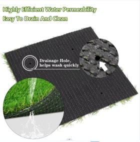 PE Material Fireproof Artificial Turf