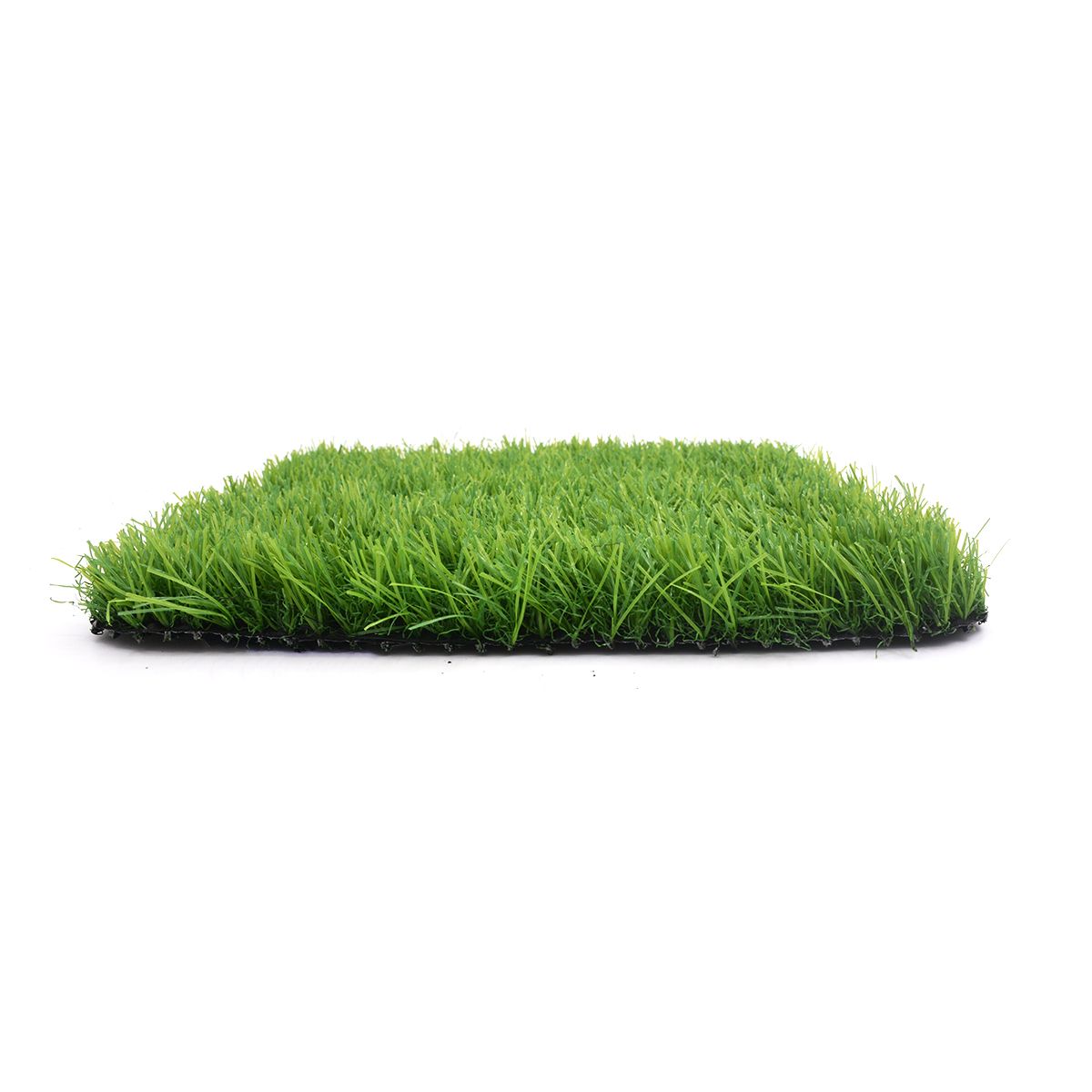 Lush green garden turf three color natural synthetic grass