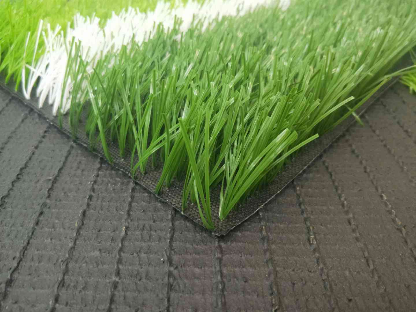 Double color soccer grass 