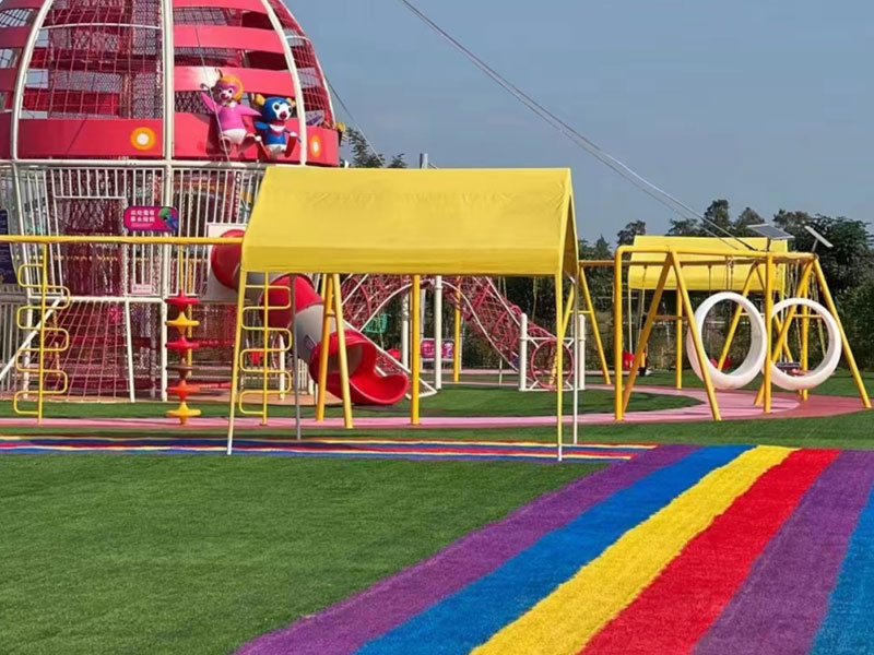 Children playground Field: Landscape Grass