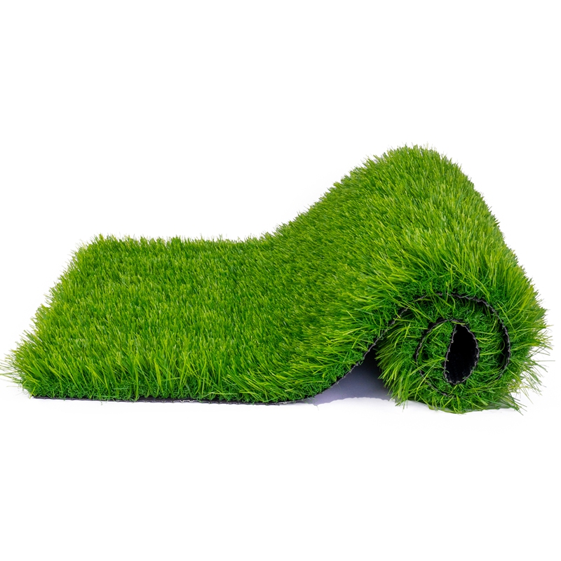Dark Green Fake Grass Front Lawn