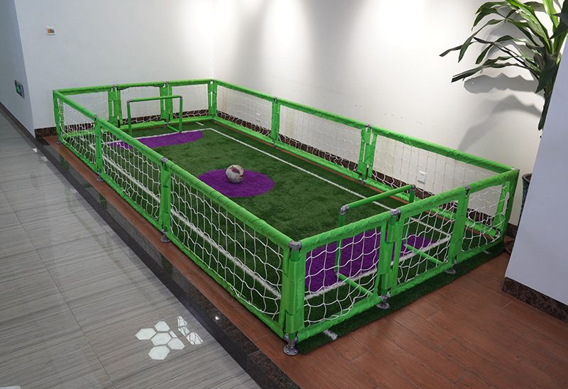 Free Stuffed Mini Football Court Turf No Need Filling Artificial Soccer Grass